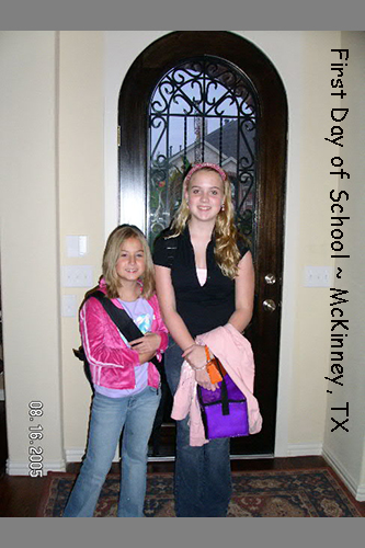 <first day of school mckinney texas>